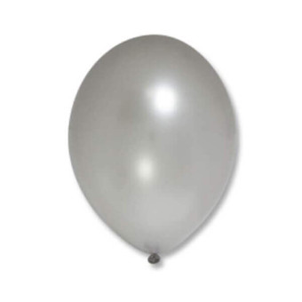 Латексный шар Пастель Экстра Silver 36см 14“ (Серебро)